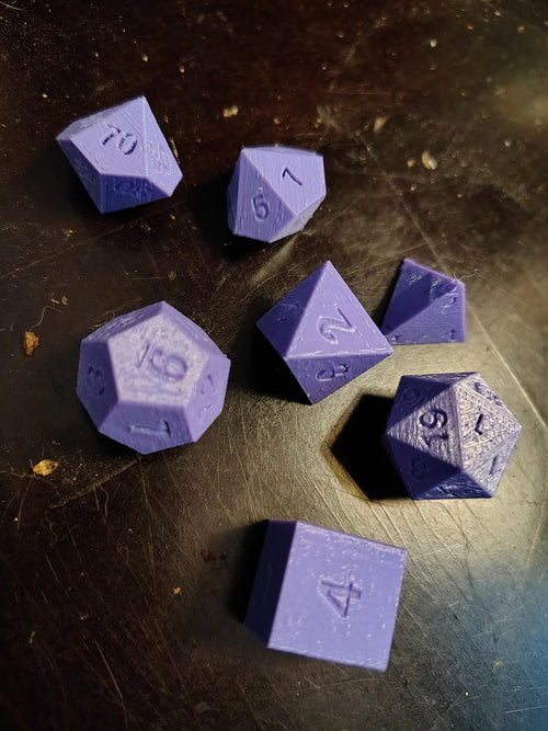 Custom 3D Printed Cursed Dice with Coffin Case