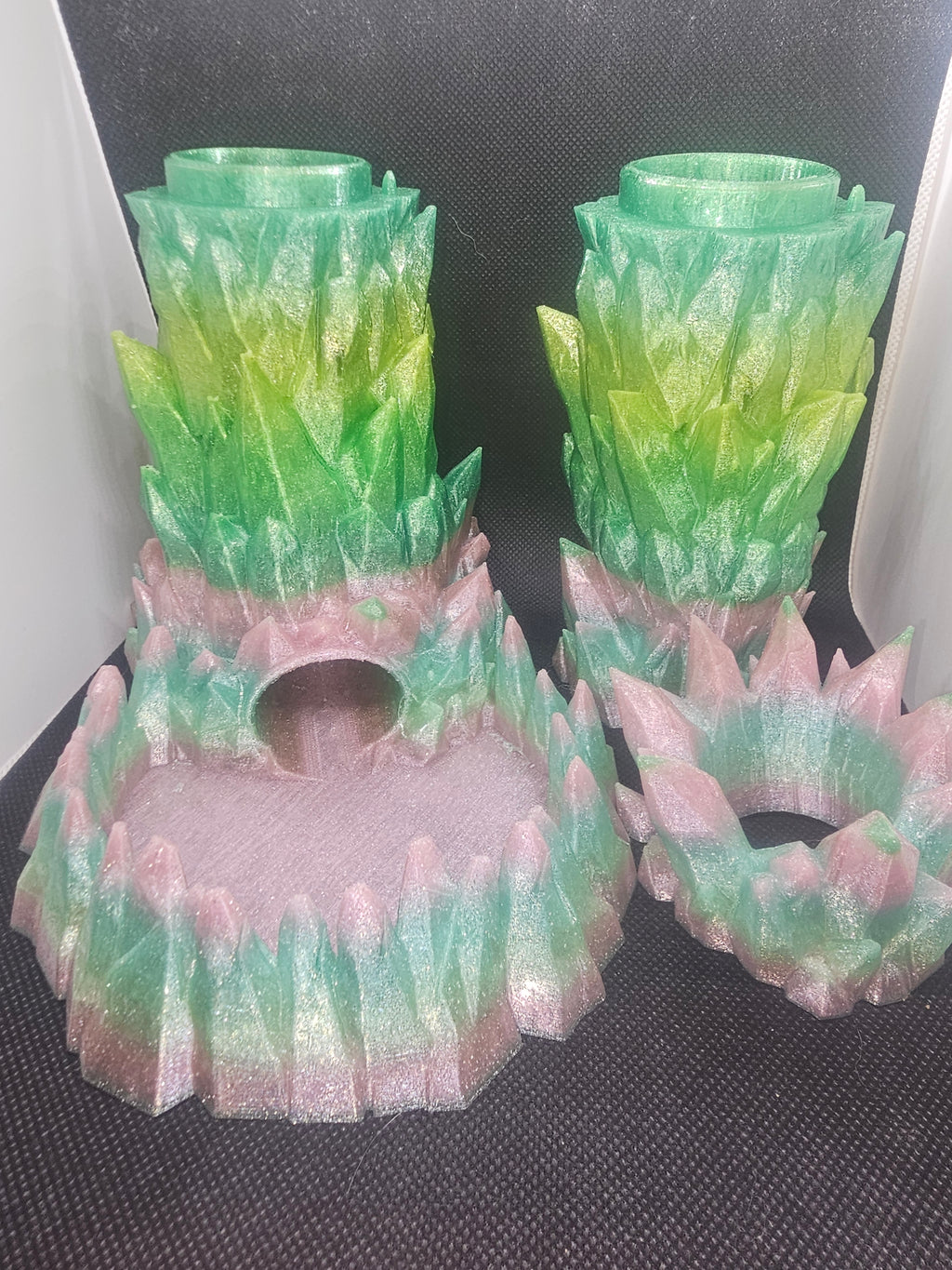 The ultimate crystal dice tower