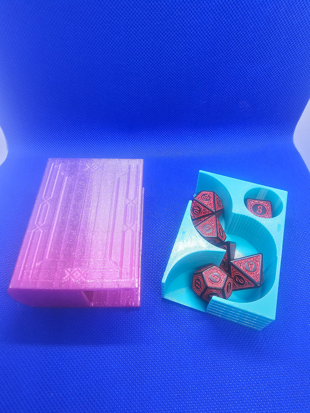 Tiny book dice box and tower combo