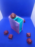 Tiny book dice box and tower combo