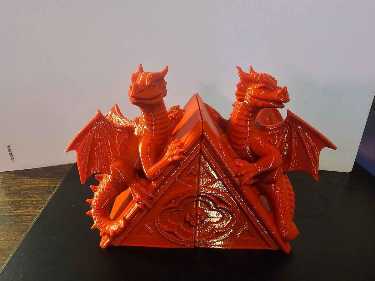 Stunning dragon bookends